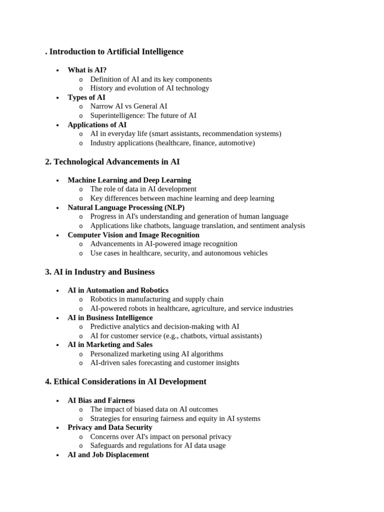Overview of Artificial Intelligence Concepts | PDF | Artificial ...