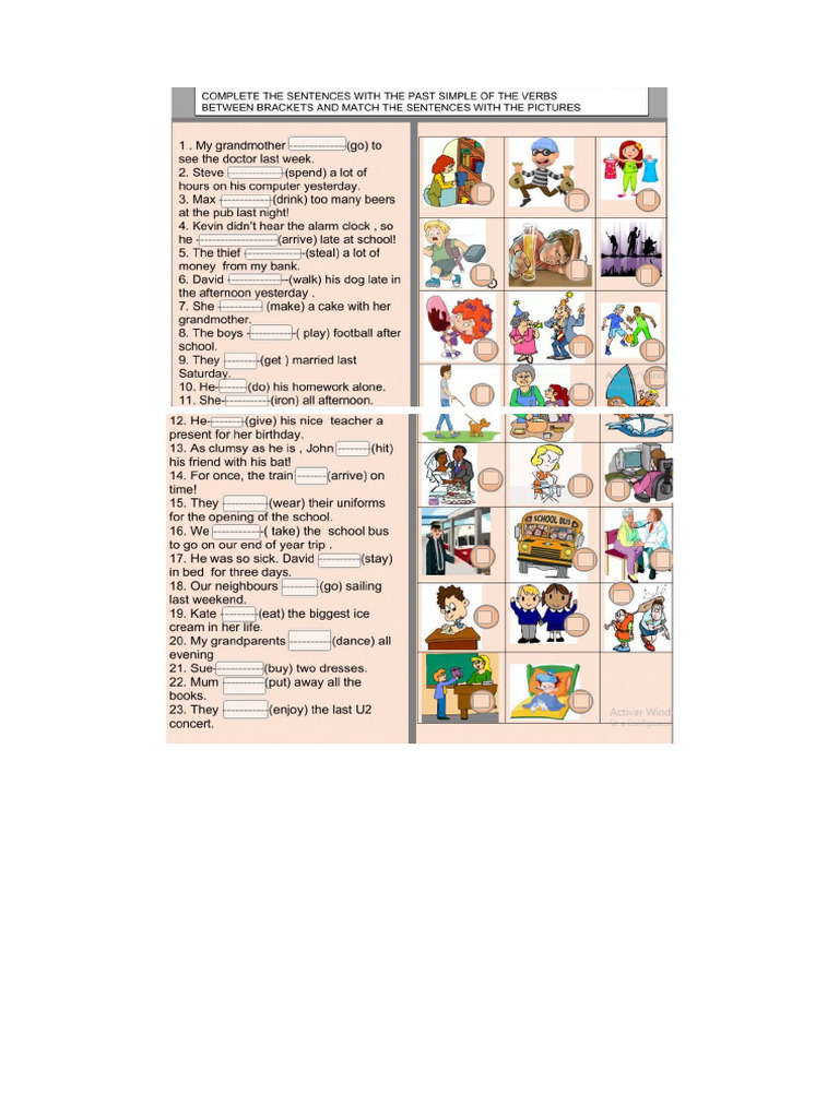 Doc1 Routines and Past Simple | PDF