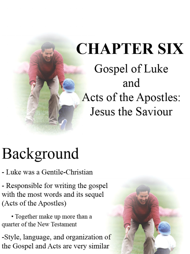 Overview of Luke and Acts Themes | PDF | Jesus | Acts Of The Apostles
