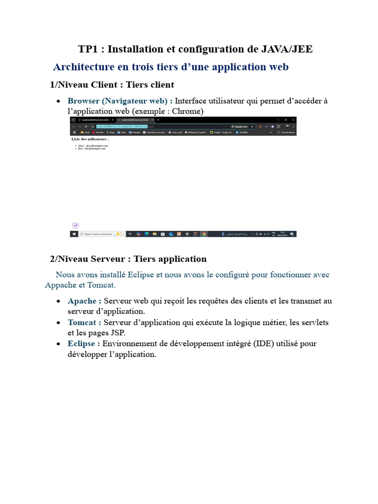 Installation et configuration JAVA/JEE | PDF