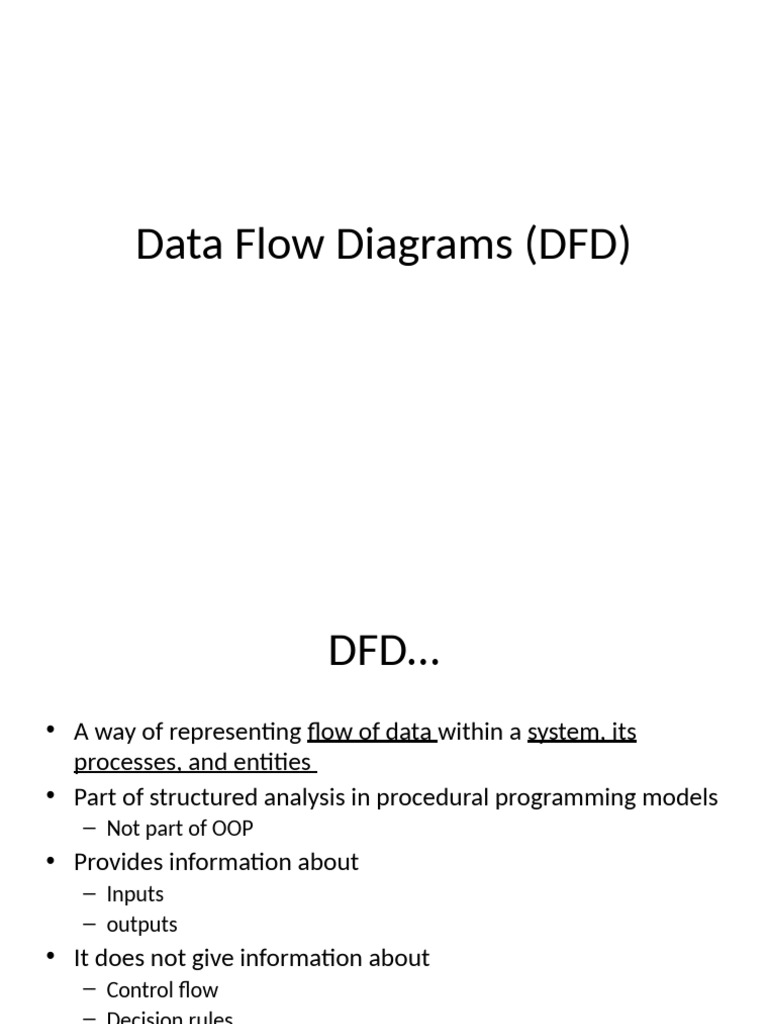 Data Flow Diagrams (DFD) | PDF | Computing | Information Retrieval