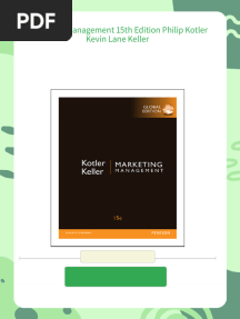 Marketing Management 15th Edition Philip Kotler Kevin Lane Keller - The ebook is available for online reading or easy download