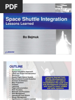 Space Shuttle Integration Lessons Learned