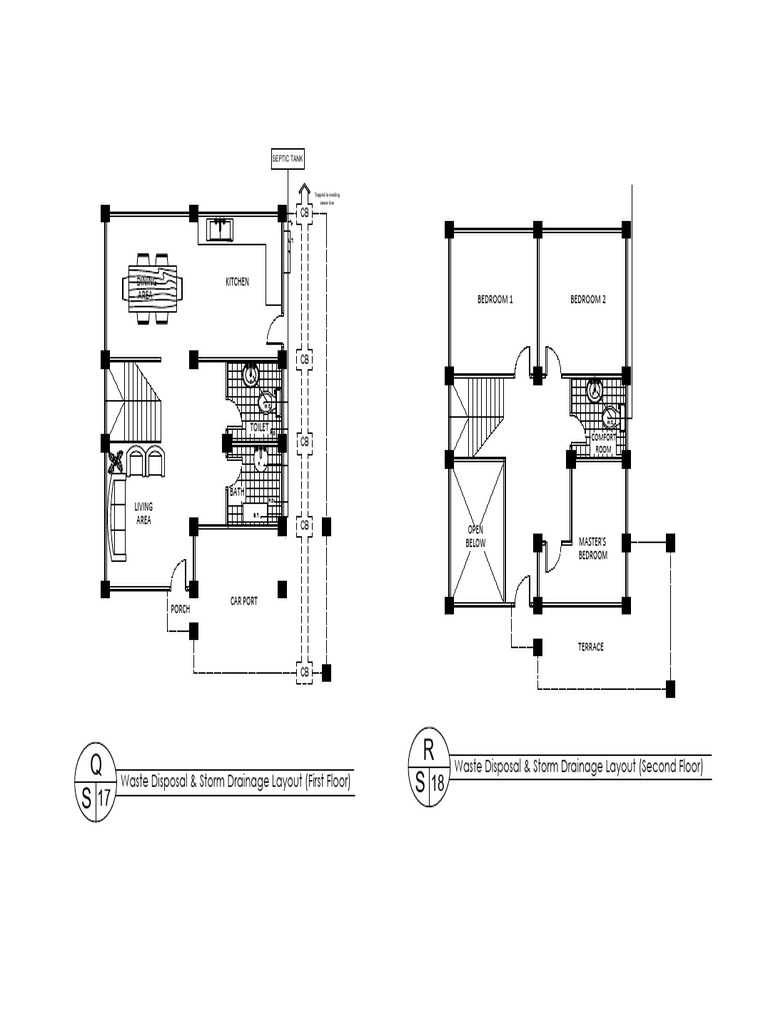 Waste Disposal & Drainage Layouts | PDF | Hygiene | Biodegradable Waste ...