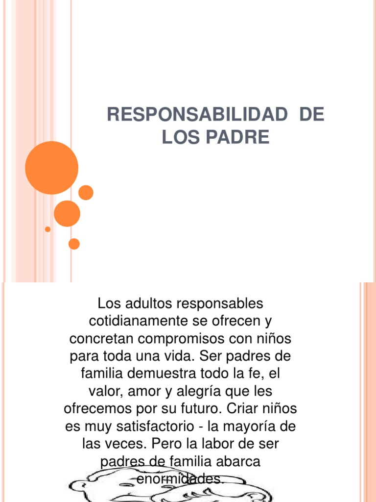 Responsabilidad de Los Padre | PDF | Familia | Planificación familiar