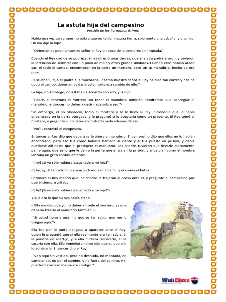 La astuta hija del campesino | PDF | Caballos