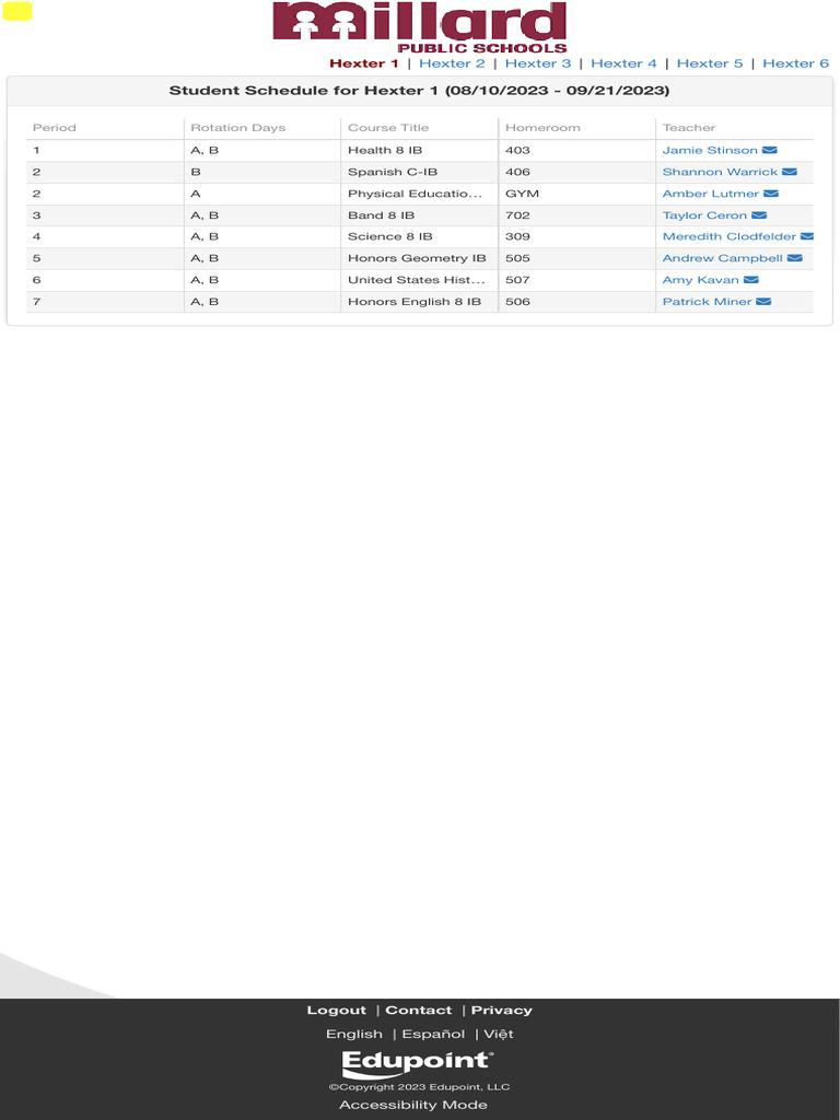 Student Vue PDF