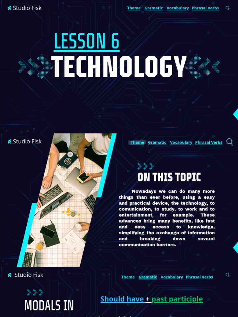 Blue Futuristic Technology Presentation | PDF
