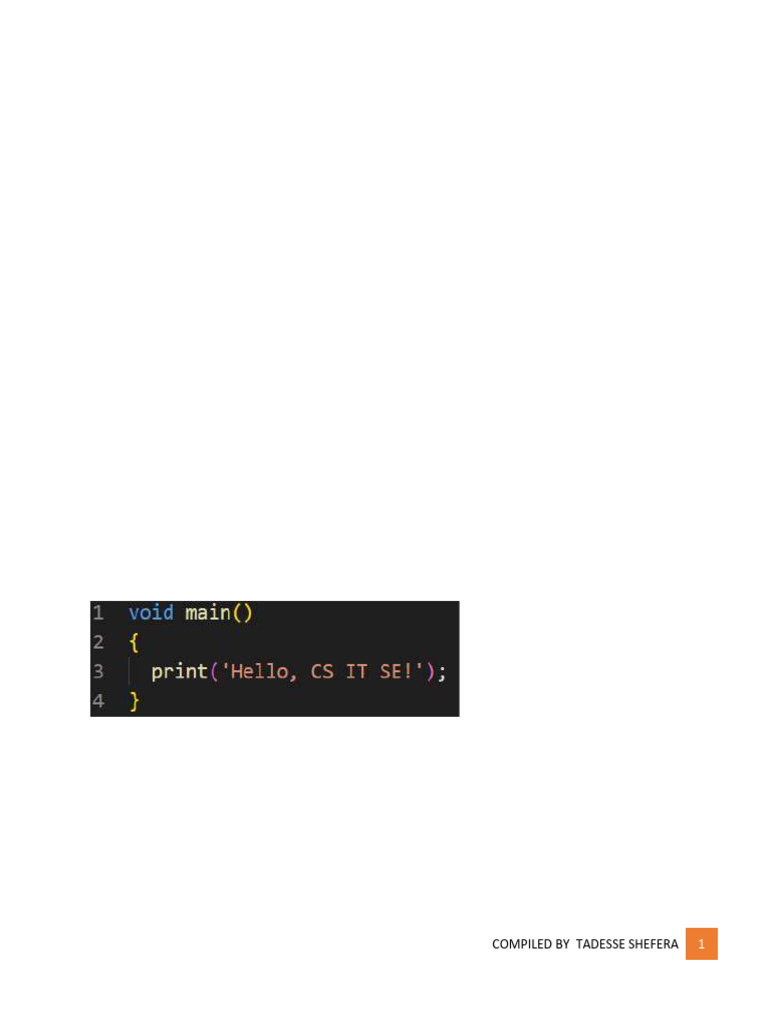 Flutter & Dart Programming Essentials | PDF | Data Type | Cross ...