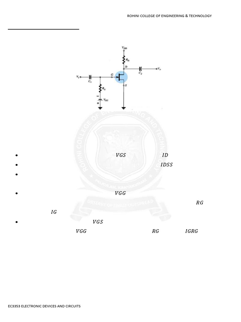 MOSFET Biasing Methods Explained | PDF | Field Effect Transistor ...