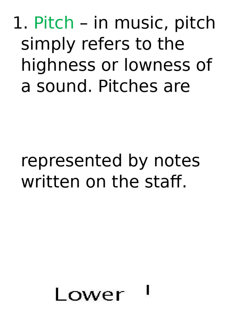 Pitch | PDF