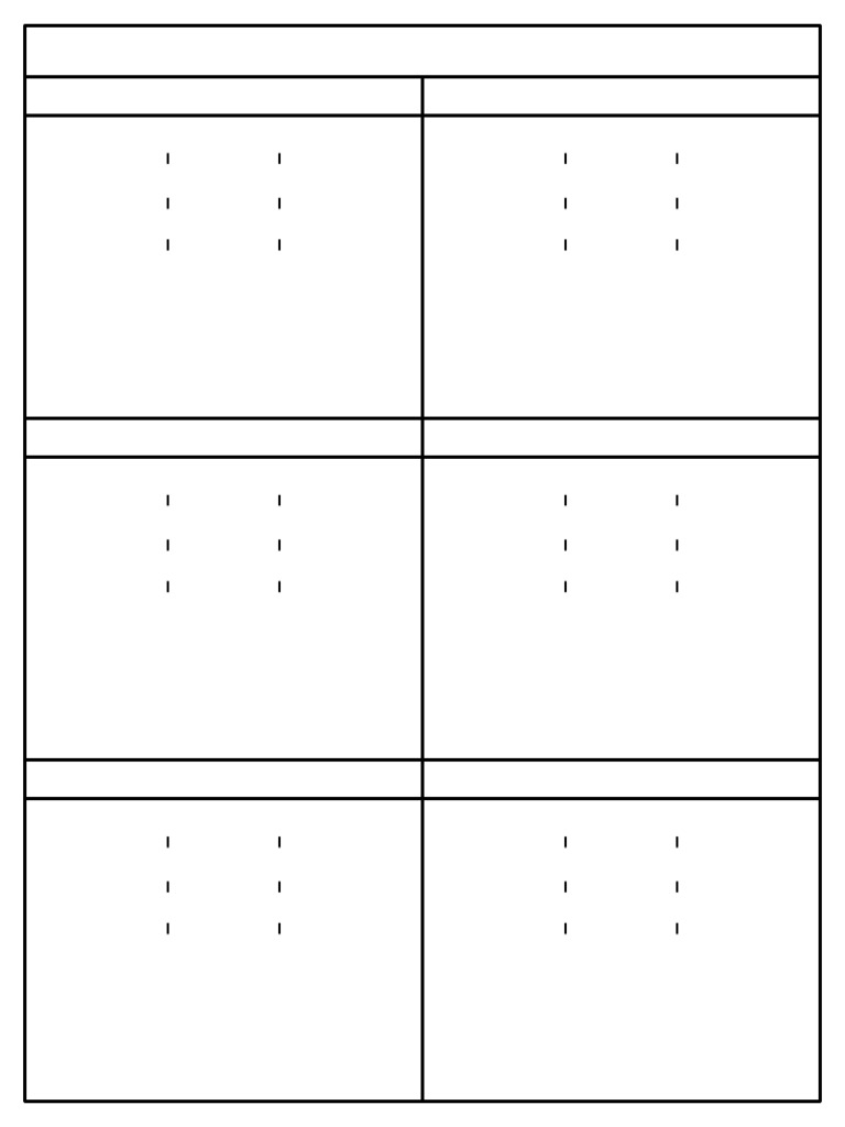 6 Box Template | PDF