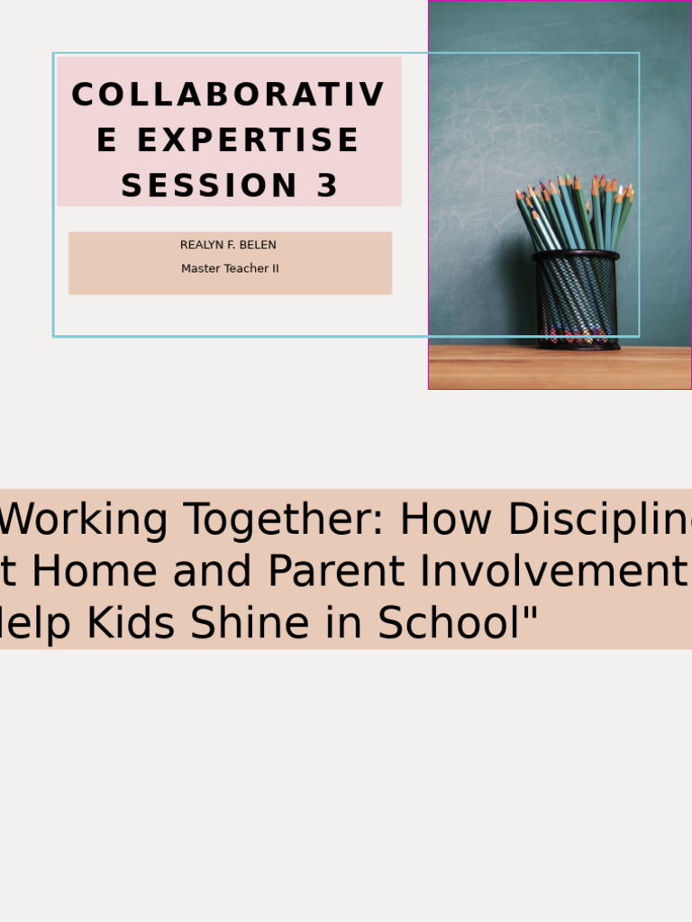 Enhancing Student Success Through Collaboration | PDF | Behavior ...
