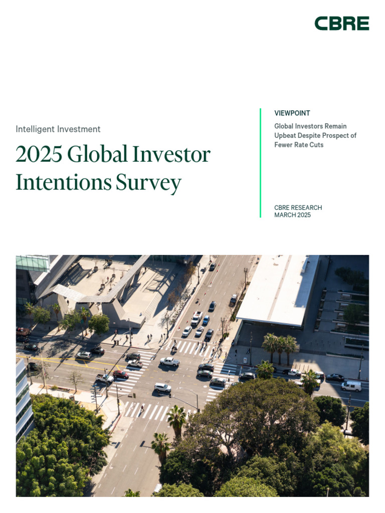 2025 Global Investor Intention | PDF | Investing | Interest Rates