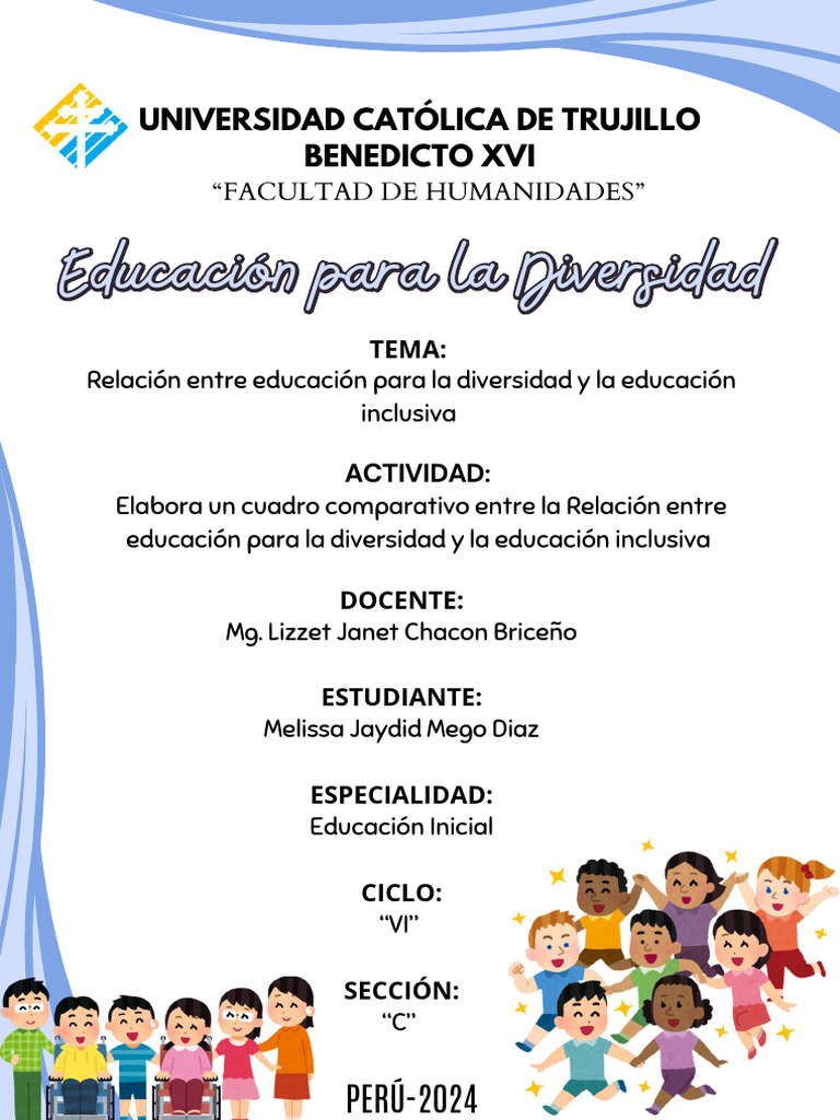 Educación Inclusiva y Diversidad Cultural | PDF | Enseñando | Plan de ...