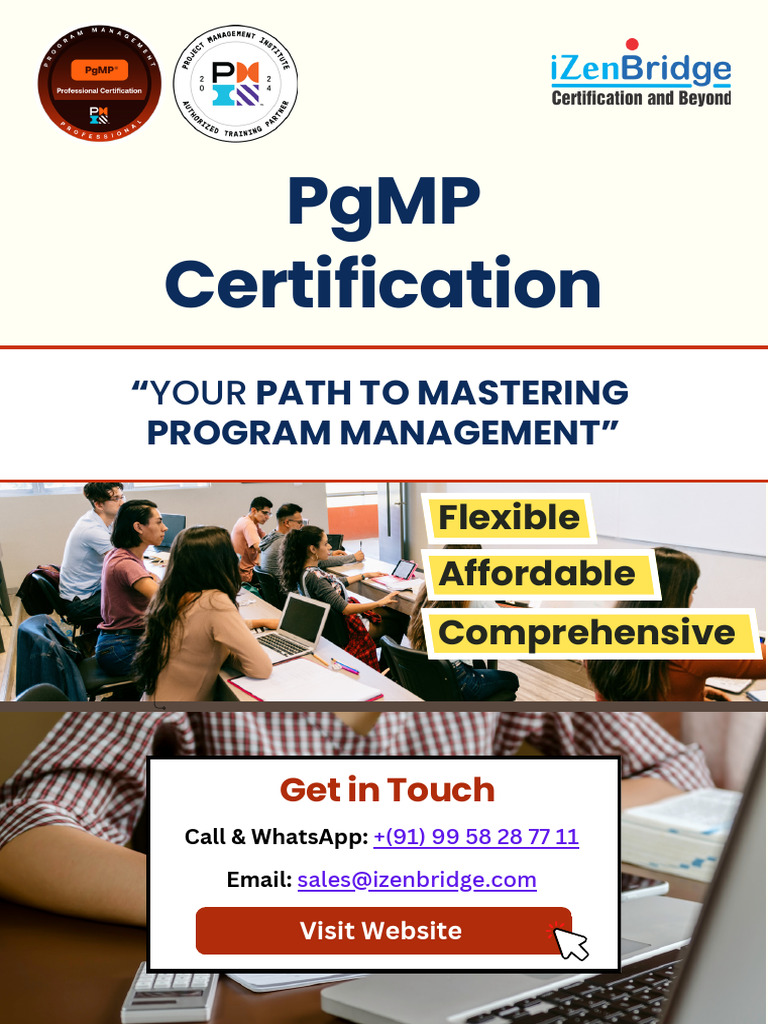 PgMP Certification Self-Paced Program | PDF | Agile Software ...