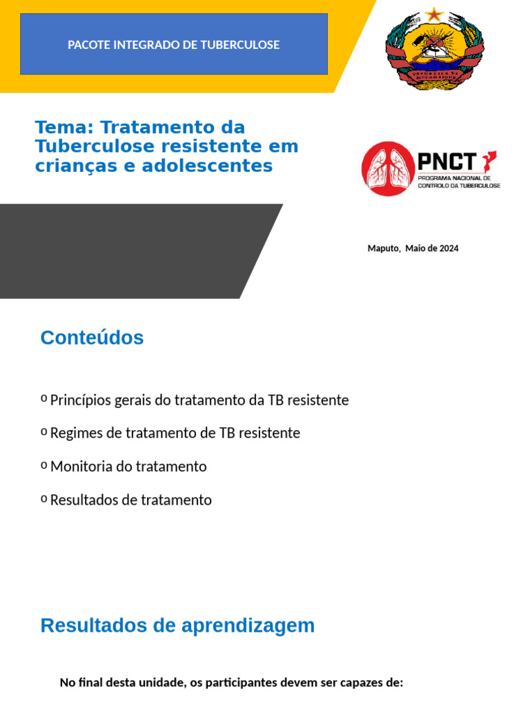 Tratamento da Tuberculose Resistente em Jovens | PDF | Tuberculose ...