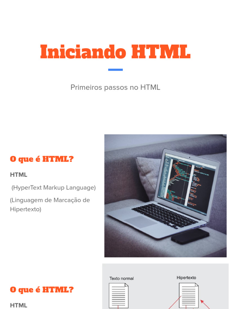 aula 01 - Introdução ao HTML | PDF | Html | Rede mundial de computadores