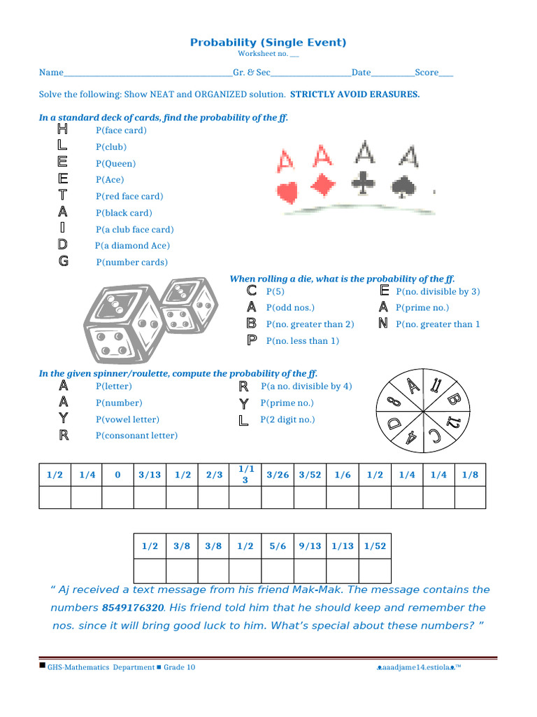 1-Intro Prob Single Event | PDF