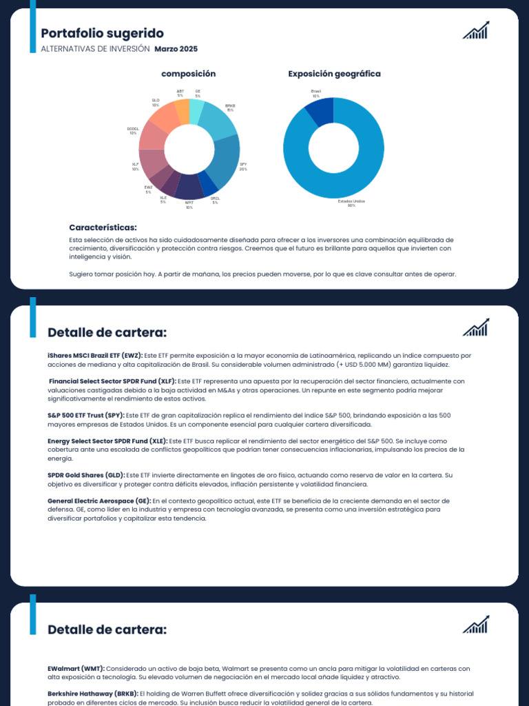 Portafolio de Inversión Diversificado 2025 | PDF | Fondo de inversion ...