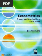 Econometrics.theory and Applications With EViews