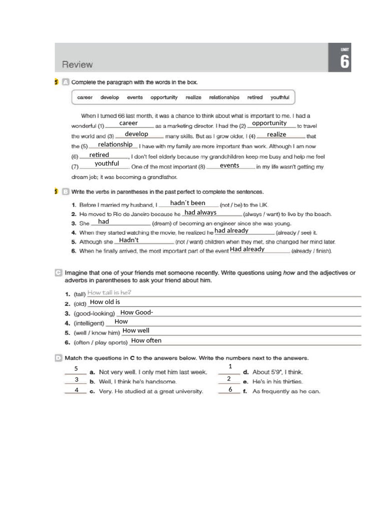 BOOK 2 UNIT 6 GR2 - Semana 16 | PDF