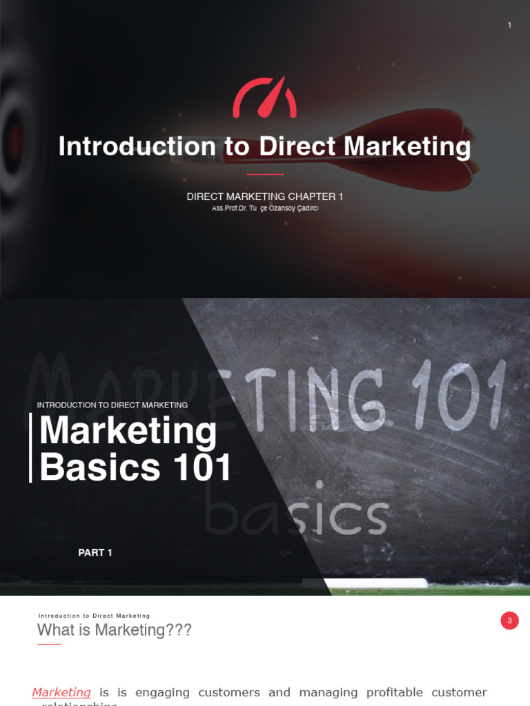 Introduction to Direct Marketing Basics | PDF | Marketing | Direct ...