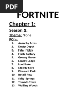 FE2 Map IDs and Challenges List | PDF