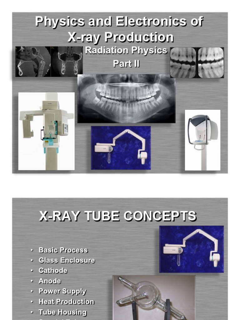 X-ray Tube Basics and Electronics Guide | PDF | Science & Mathematics