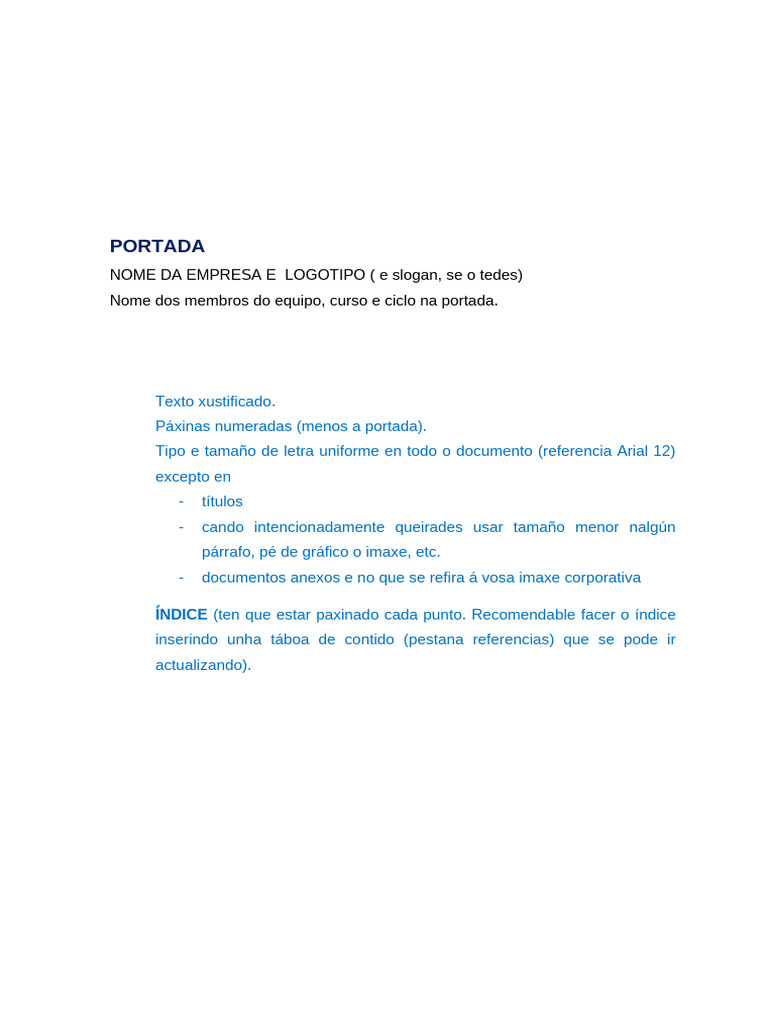 Guión Proxecto Empresa 1 - 2 - 3 25 | PDF