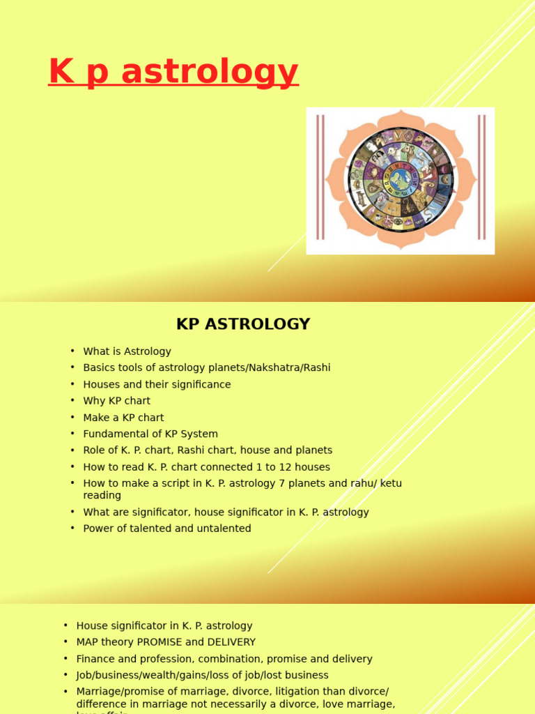 Understanding KP Astrology Basics | PDF | Hindu Astrology | Astrology