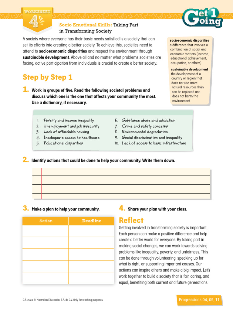 ggl1ssewGG1P04SocioEmotionalWorksheet PDF | PDF | Economic Inequality ...