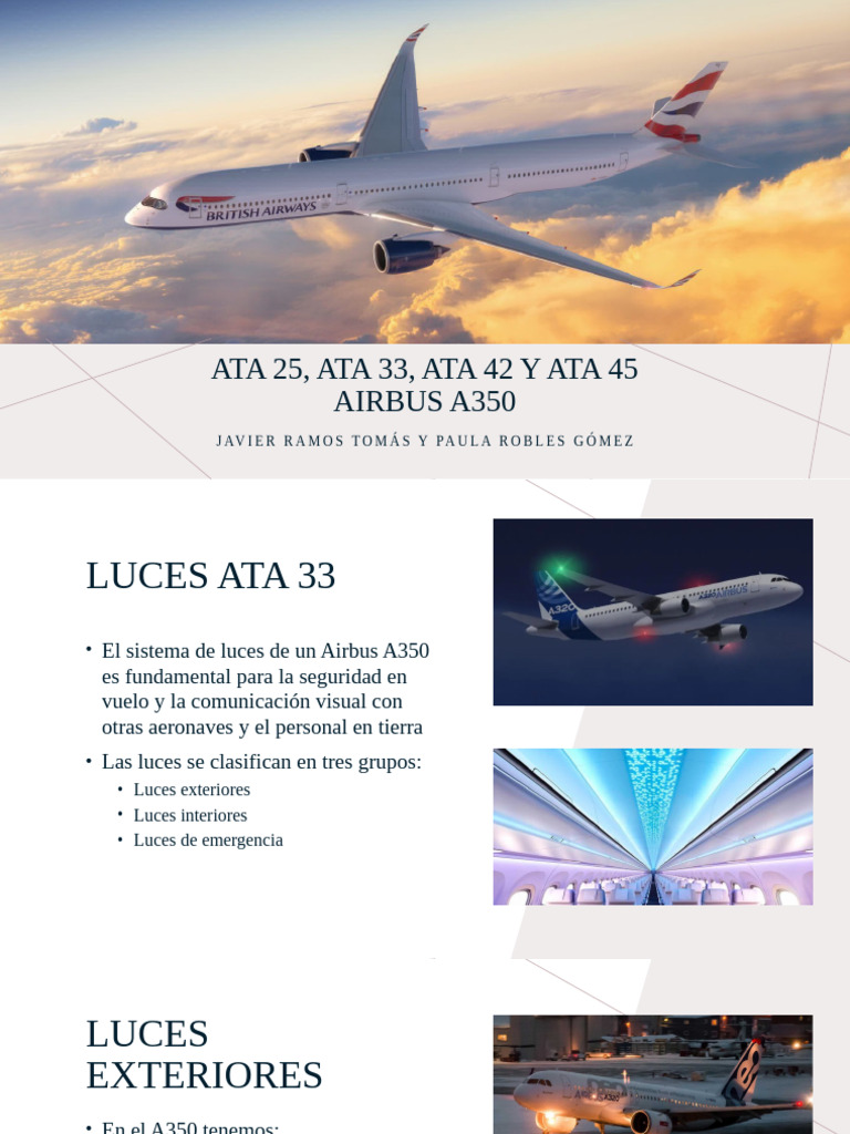 ATA 33 25 42 45 AIRBUS A350 - Javier Ramos Paula Robles | PDF ...