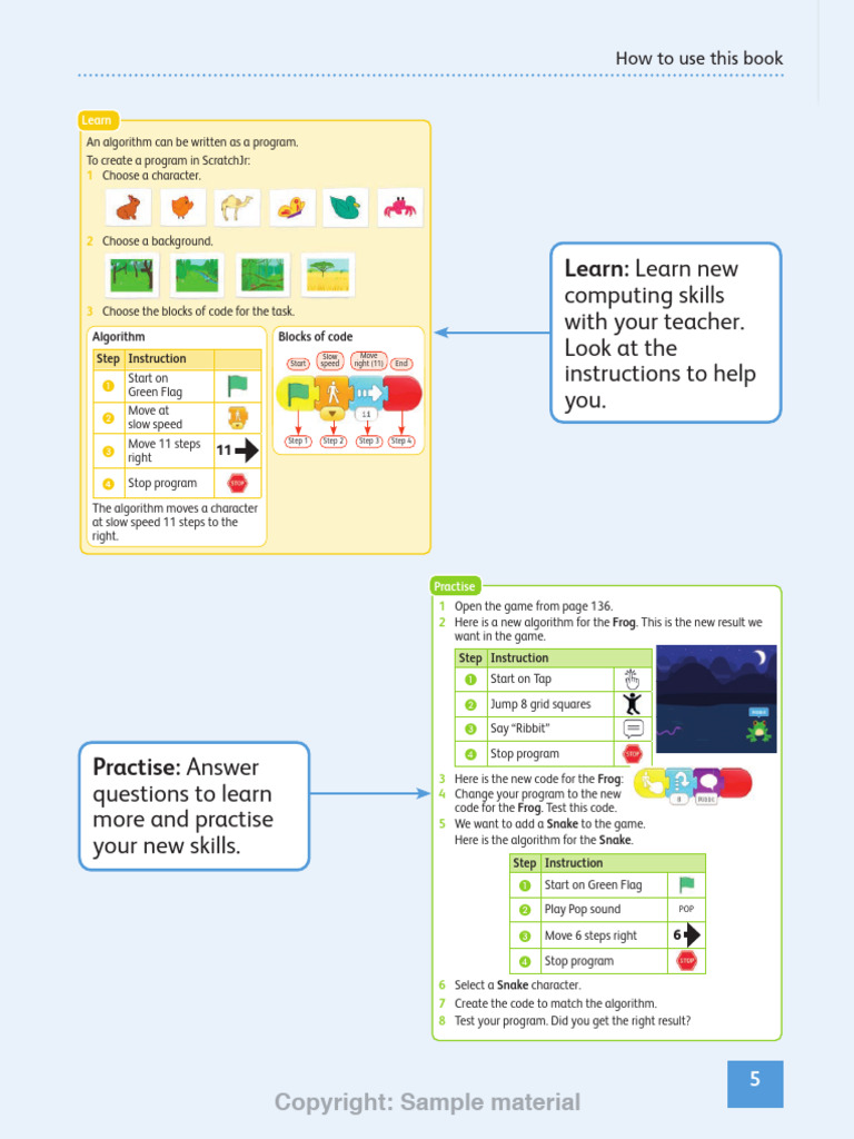 Cambridge Primary Computing Learner S Book Stage 1 Sample Pages ...