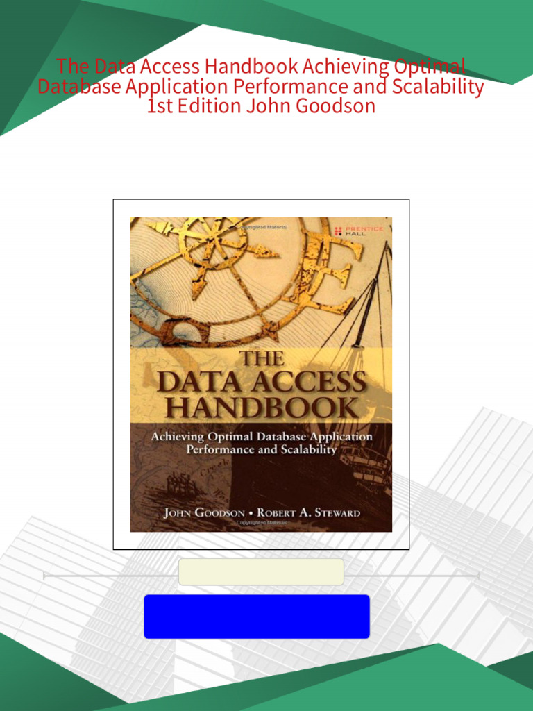 The Data Access Handbook Achieving Optimal Database Application ...