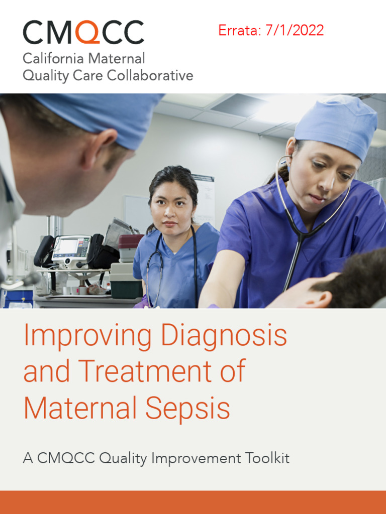 Maternal Sepsis Improvement Toolkit | PDF | Sepsis | Maternal Death
