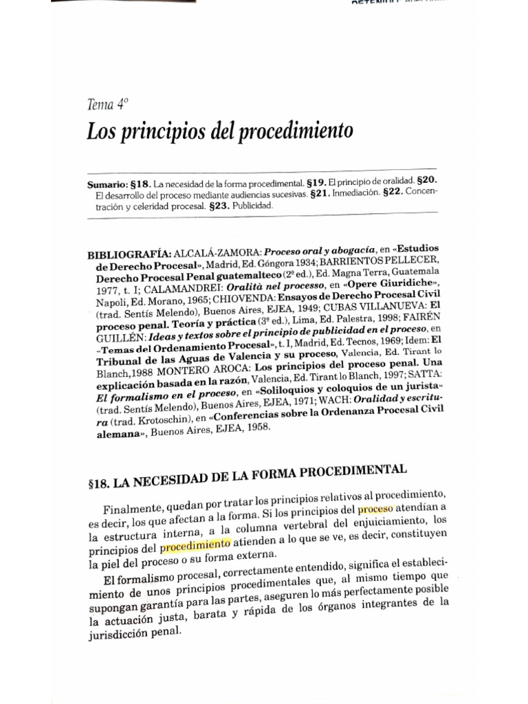Principios del Procedimiento Penal | PDF | Ley procesal | Democracia