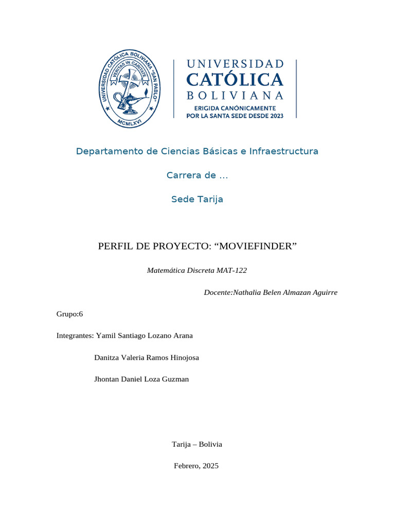 Perfil de Proyecto 2 | PDF | Bases de datos | Toma de decisiones