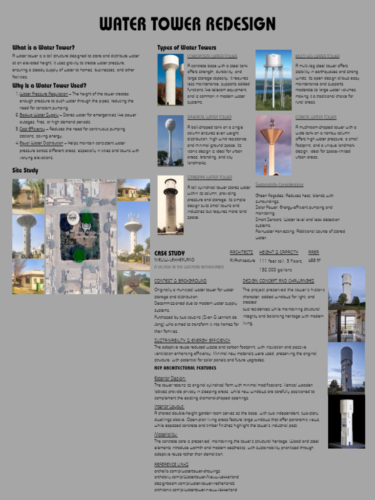 Water Tower Redesign for Modern Living | PDF | Water | Civil Engineering