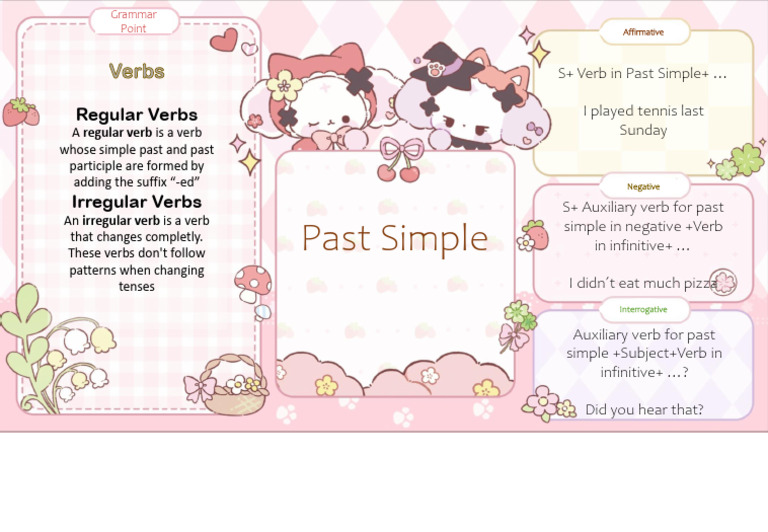 Past Simple Chart PDF