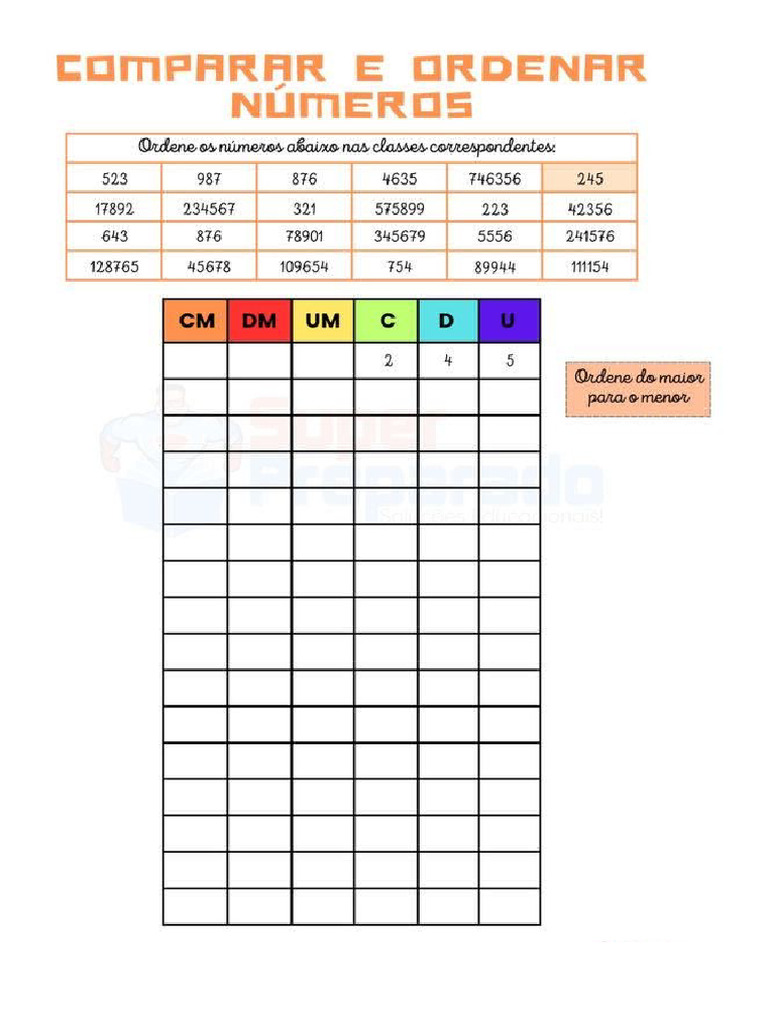 decomposição de numeros- sistema decimal | PDF