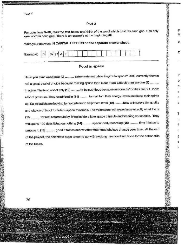 BOOK 1 FCE For Schools Test 4 UE-comprimido | PDF