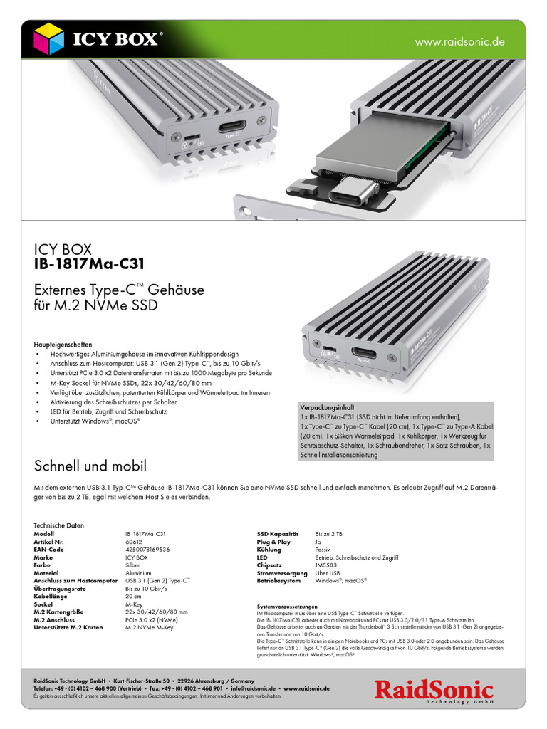 Datasheet IB 1817ma C31 D | PDF