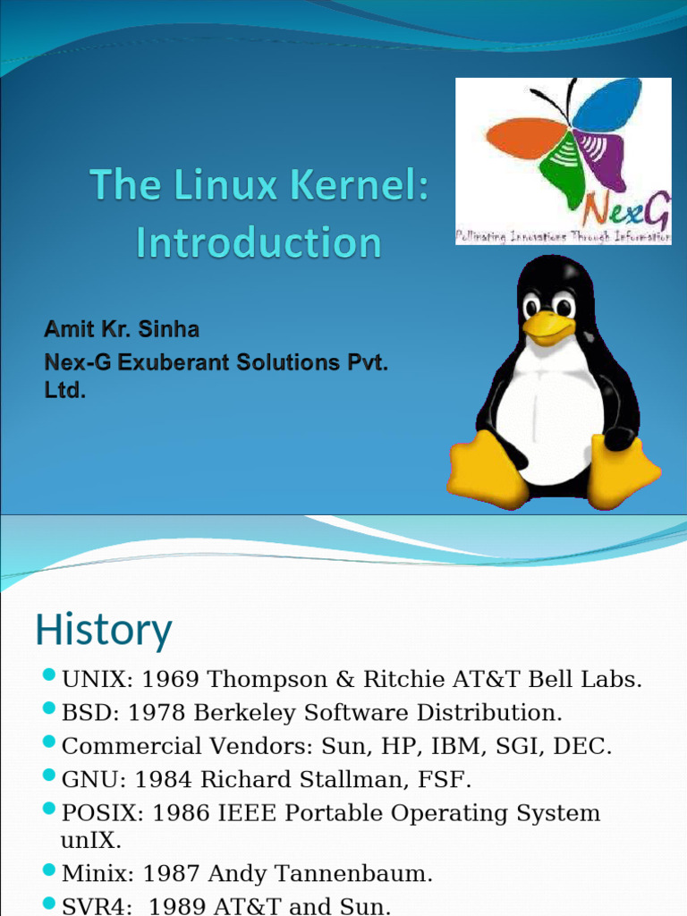 Overview of Linux Kernel History | PDF | Booting | Kernel (Operating ...