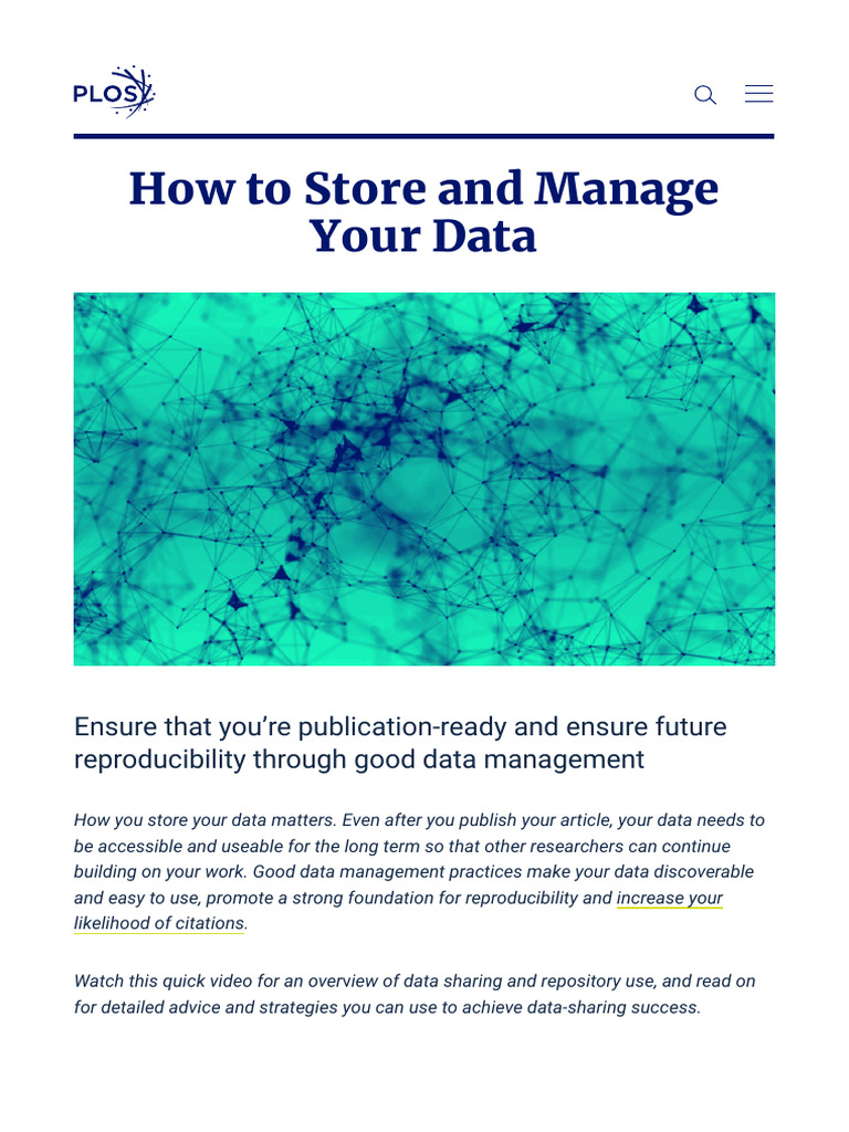 Effective Data Management Strategies | PDF | Data | Metadata