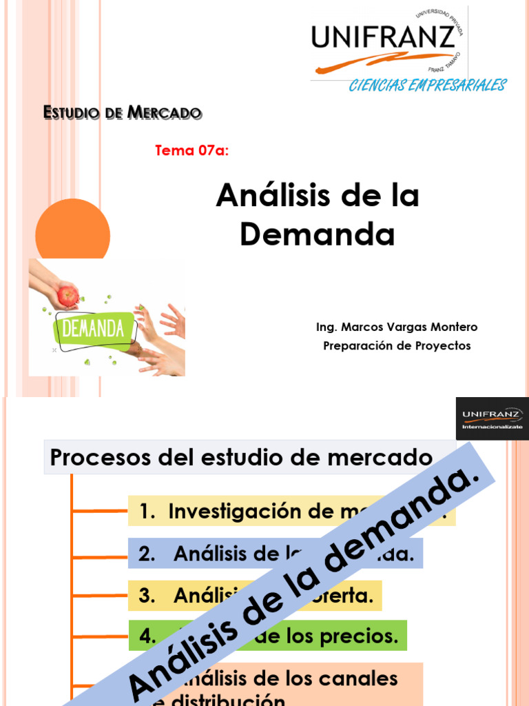 Análisis de la Demanda en el Mercado Español | PDF | Mercado (economía ...