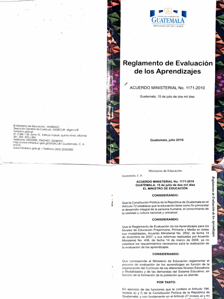 Reglamento de Evaluacion 1 | PDF | Evaluación | Plan de estudios