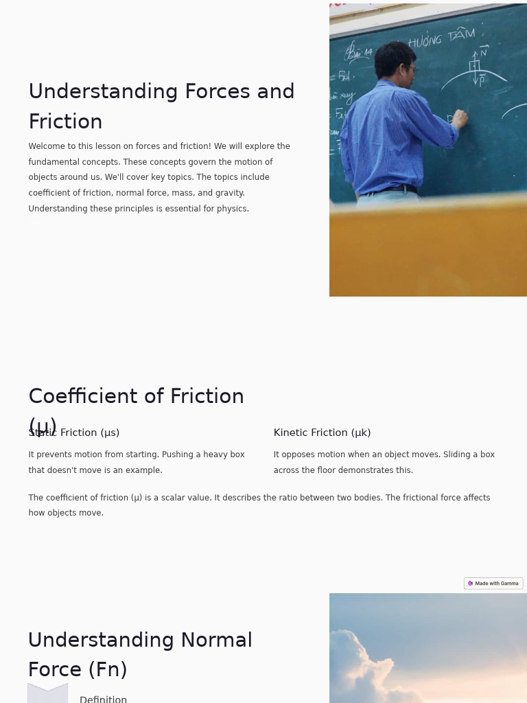 Forces And Friction Explained Pdf