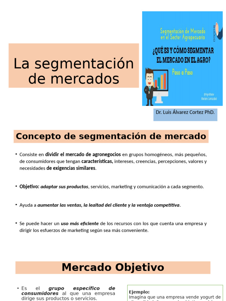 Clase Segmentacion de Mercados | PDF | Segmentación de mercado | Marketing