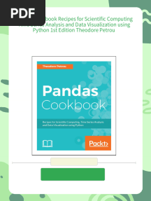 Pandas Cookbook Recipes for Scientific Computing Time Series Analysis and Data Visualization using Python 1st Edition Theodore Petrou - Download the ebook now to never miss important content